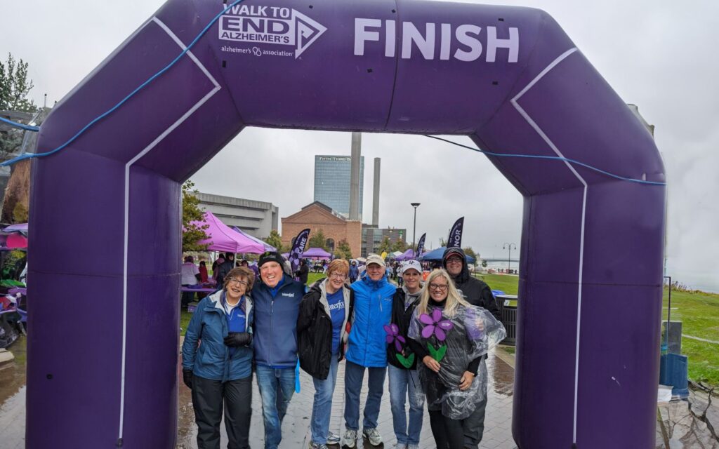 Waterford Bankers complete the Walk to End Alzheimer's as a team.